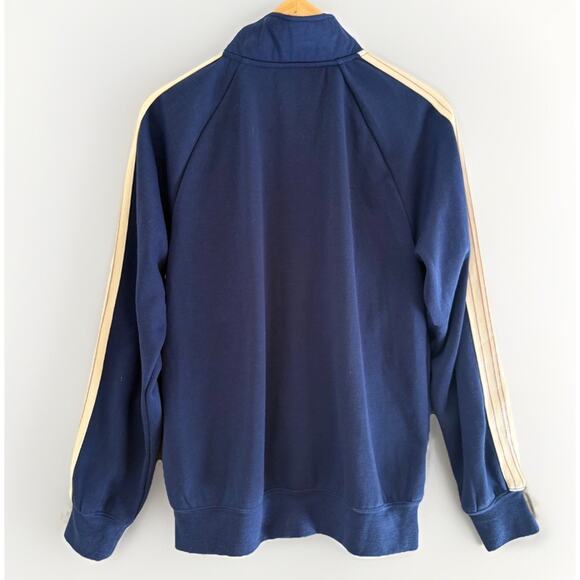 Disney World 50th Anniversary Track Jacket Blue Zip Up Striped Sleeves Size S - Picture 2 of 8